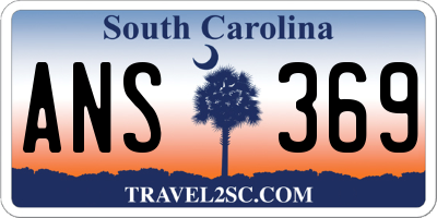 SC license plate ANS369