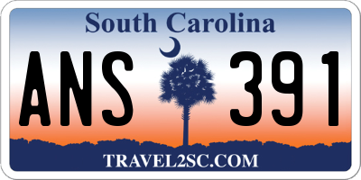 SC license plate ANS391