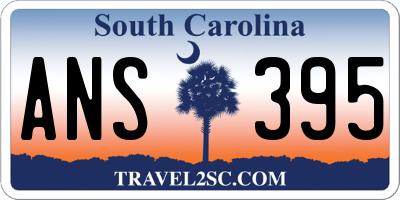 SC license plate ANS395