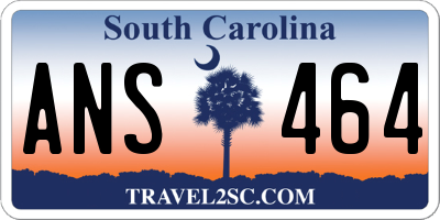 SC license plate ANS464
