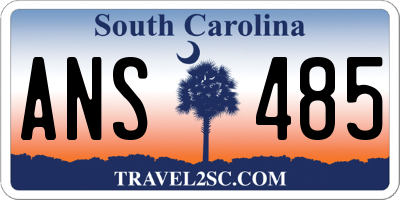 SC license plate ANS485