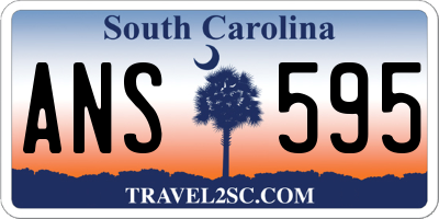 SC license plate ANS595