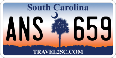 SC license plate ANS659
