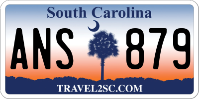 SC license plate ANS879