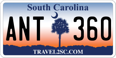 SC license plate ANT360