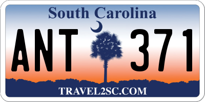 SC license plate ANT371