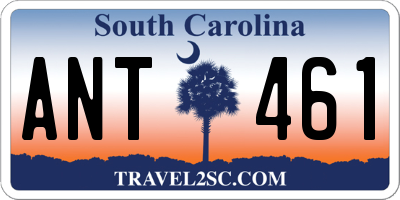 SC license plate ANT461