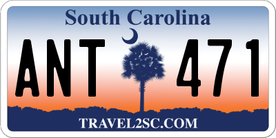 SC license plate ANT471