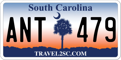 SC license plate ANT479