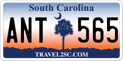 SC license plate ANT565