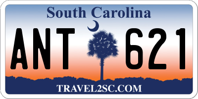 SC license plate ANT621