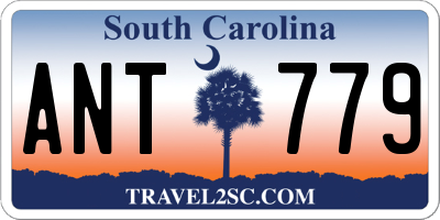SC license plate ANT779