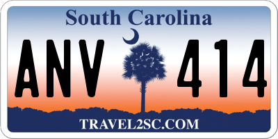 SC license plate ANV414