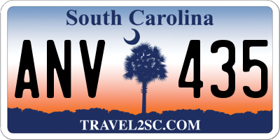 SC license plate ANV435