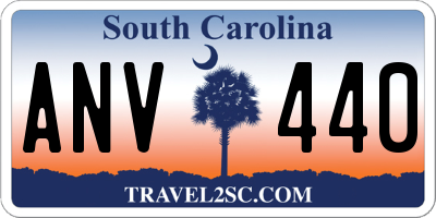 SC license plate ANV440