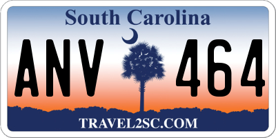 SC license plate ANV464