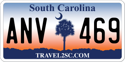 SC license plate ANV469