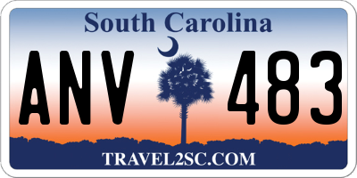 SC license plate ANV483