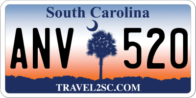 SC license plate ANV520