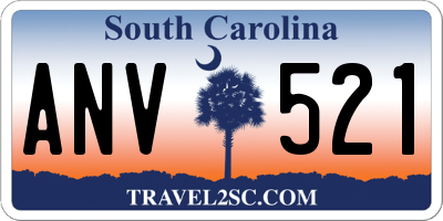 SC license plate ANV521