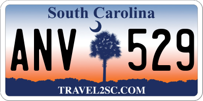 SC license plate ANV529