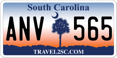 SC license plate ANV565