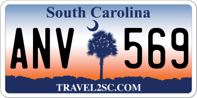 SC license plate ANV569