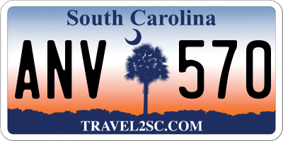 SC license plate ANV570