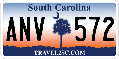 SC license plate ANV572