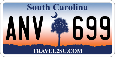SC license plate ANV699