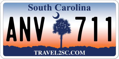 SC license plate ANV711