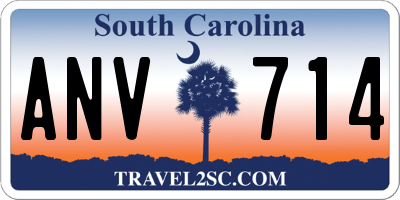 SC license plate ANV714