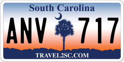 SC license plate ANV717