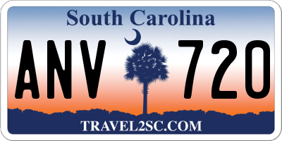 SC license plate ANV720