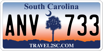 SC license plate ANV733