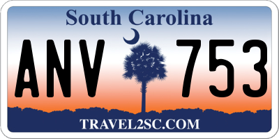 SC license plate ANV753