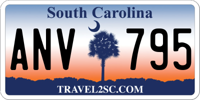 SC license plate ANV795
