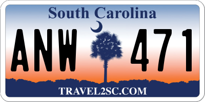 SC license plate ANW471