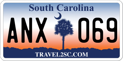 SC license plate ANX069