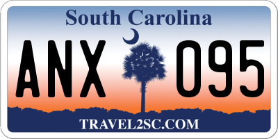 SC license plate ANX095