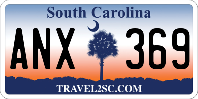 SC license plate ANX369