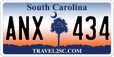 SC license plate ANX434