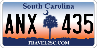SC license plate ANX435