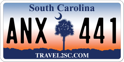 SC license plate ANX441