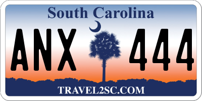 SC license plate ANX444