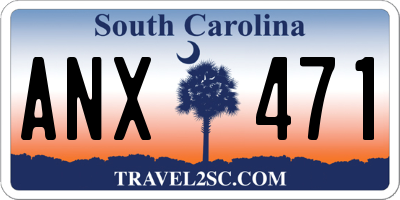 SC license plate ANX471