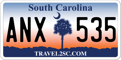 SC license plate ANX535