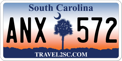 SC license plate ANX572