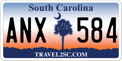 SC license plate ANX584