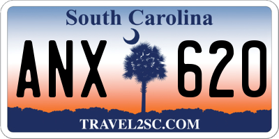 SC license plate ANX620